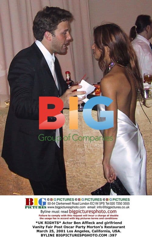 Ben Affleck & girlfriend at Vanity Fair Oscar Party