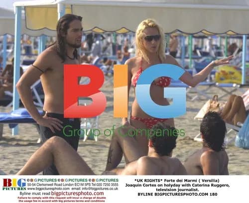 Joaquin Cortes on holiday with Caterina Ruggero