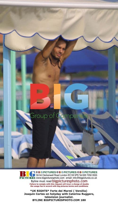 Joaquin Cortes on holiday with Caterina Ruggero