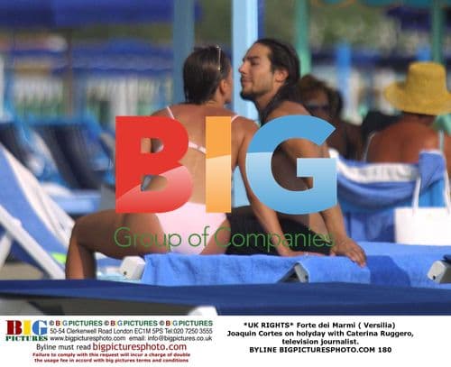 Joaquin Cortes, Caterina Ruggero on holiday in Versilia