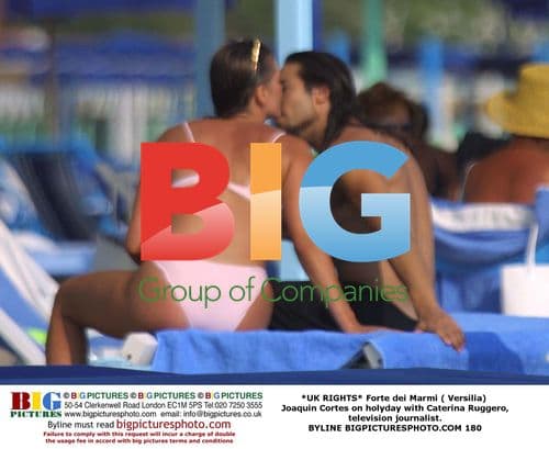 Joaquin Cortes and Caterina Ruggero on holiday in Forte dei Marmi