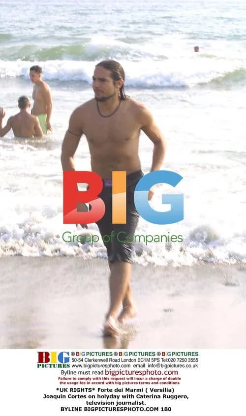Joaquin Cortes on holiday with Caterina Ruggero