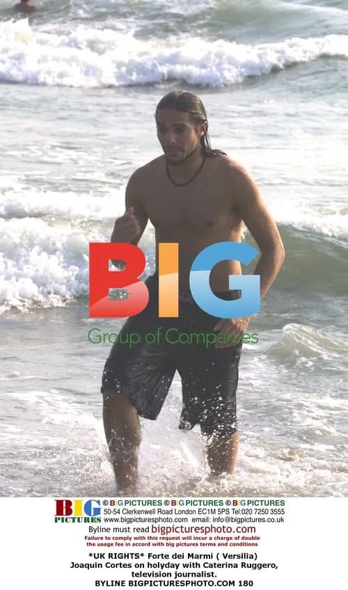 Joaquin Cortes on holiday with Caterina Ruggero