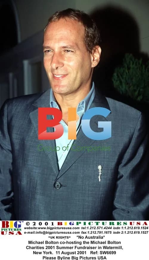 Michael Bolton at 2001 Summer Fundraiser