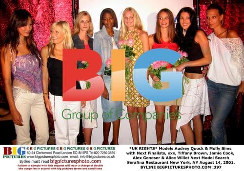 Next Model Search Finalists at Serafina Restaurant