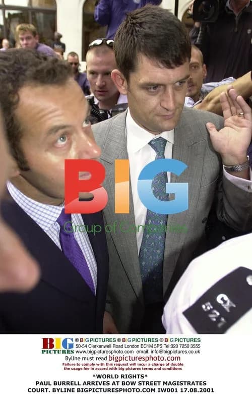 Paul Burrell arrives at Bow Street Magistrates Court