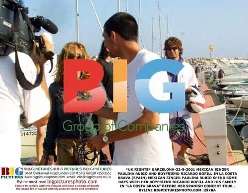 Paulina Rubio and boyfriend Ricardo Bofill in Spain