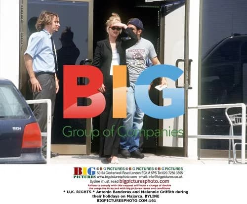 Antonio Banderas and Melannie Griffith on Majorca
