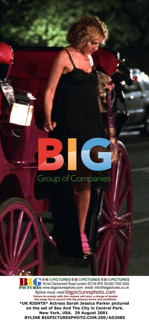 Sarah Jessica Parker on 'Sex And The City' set