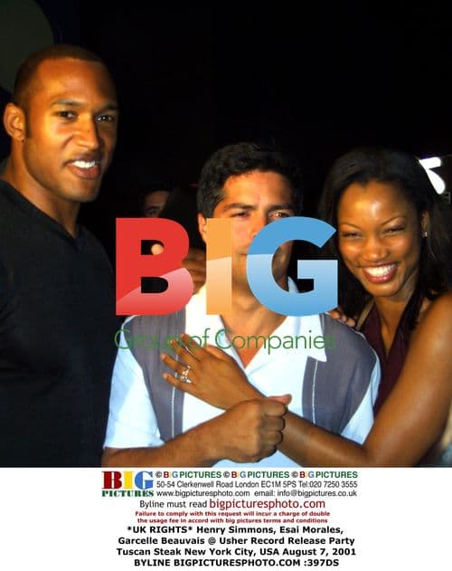 Henry Simmons, Esai Morales, Garcelle Beauvais at Usher Party