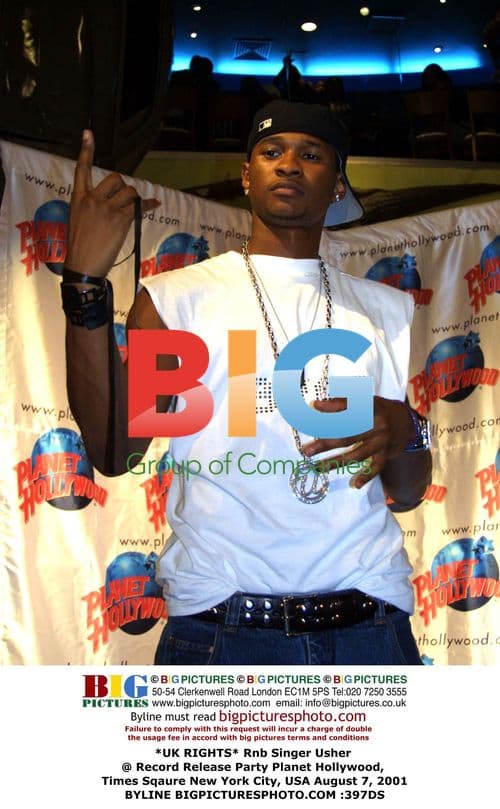 Usher at Record Release Party