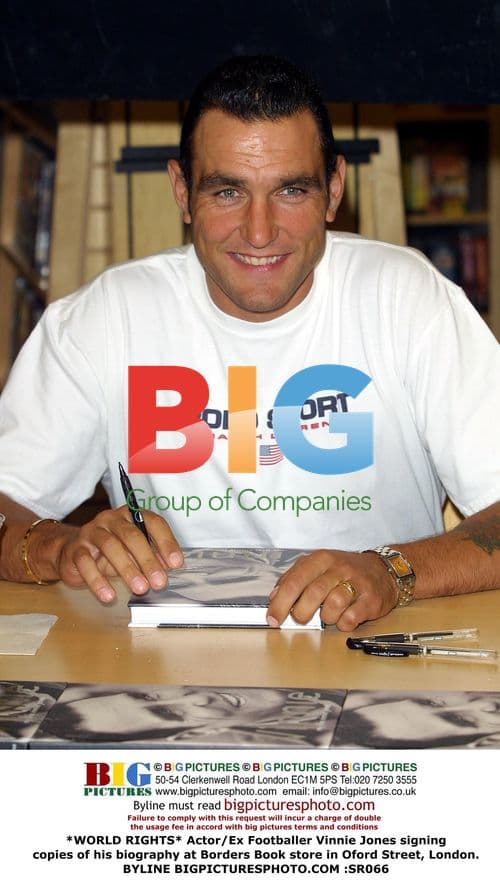 Vinnie Jones Signing Biography in London