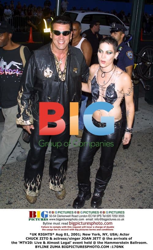 Chuck Zito and Joan Jett at MTV20 event