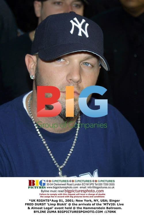 Fred Durst of Limp Bizkit at MTV20 event