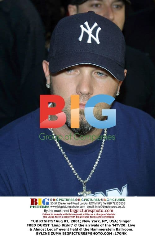 Fred Durst of Limp Bizkit at MTV20 event