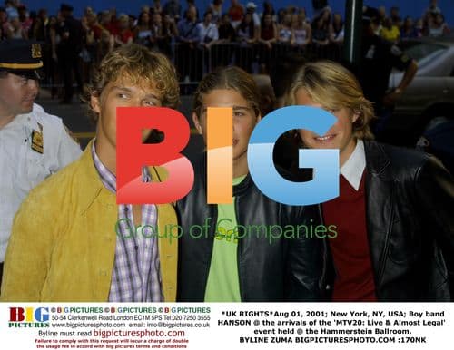 HANSON at the 'MTV20: Live & Almost Legal' event