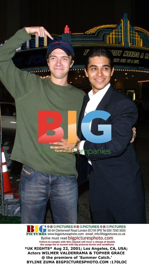 Wilmer Valderrama & Topher Grace at 'Summer Catch' Premiere