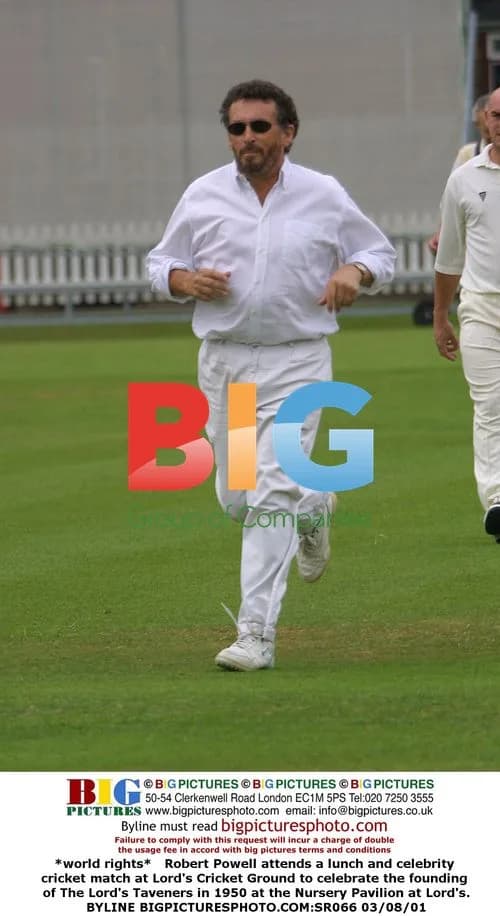 Robert Powell at Lord's Cricket Match