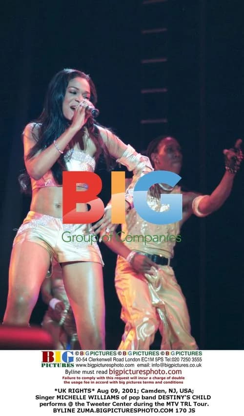 Michelle Williams of Destiny's Child performs