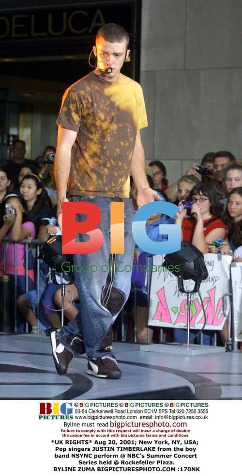 Justin Timberlake performs at NBC Summer Concert