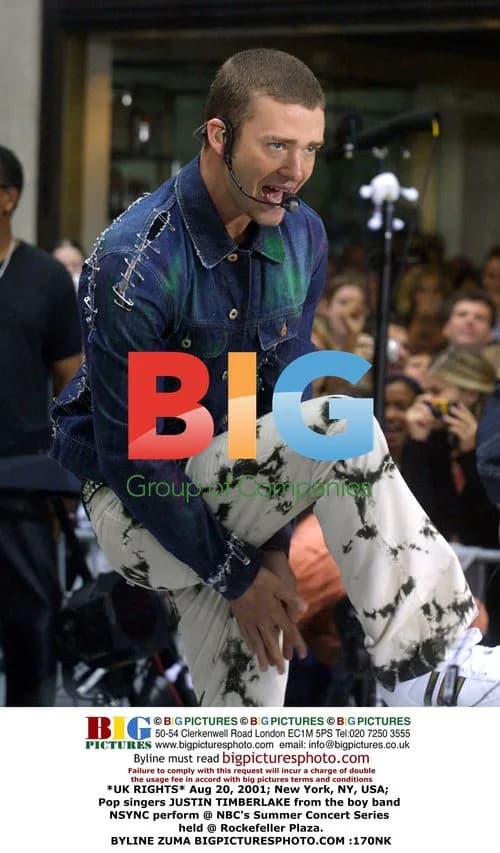 Justin Timberlake Performs at NBC Summer Concert in NYC
