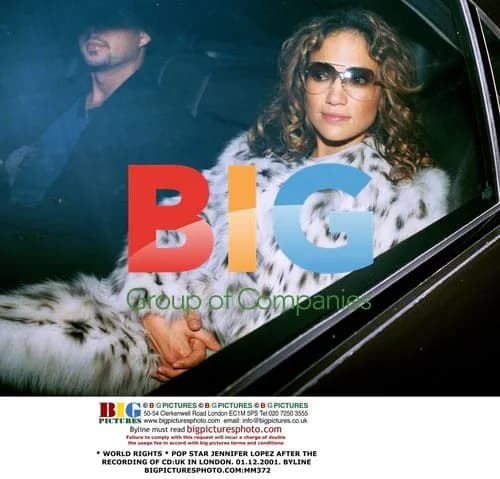 POP STAR JENNIFER LOPEZ IN LONDON