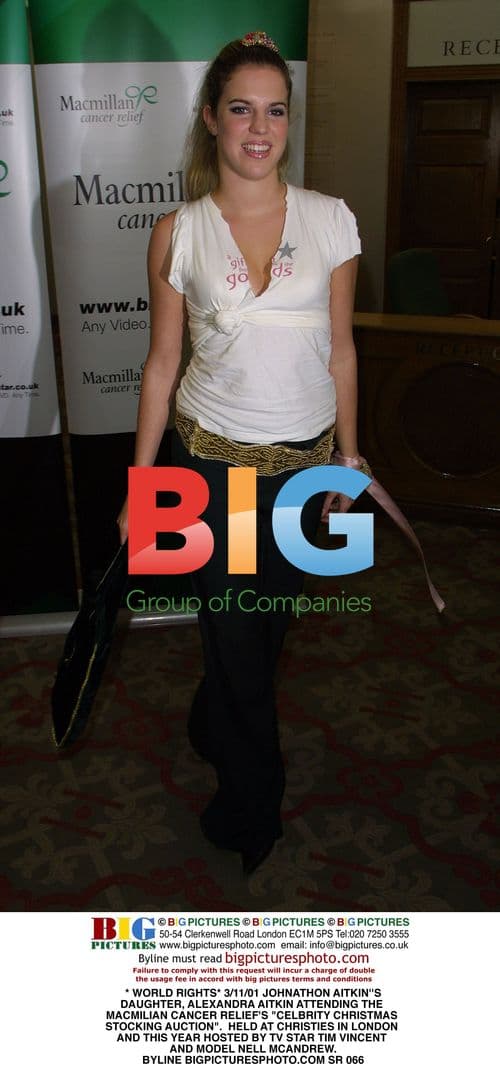 Alexandra Aitkin at Celebrity Christmas Stocking Auction