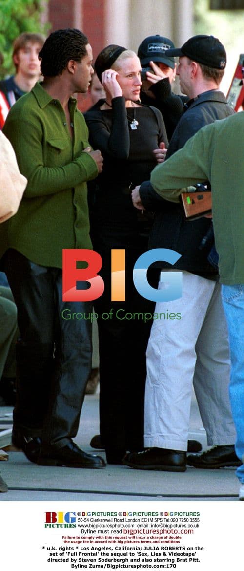 Julia Roberts on 'Full Frontal' Set