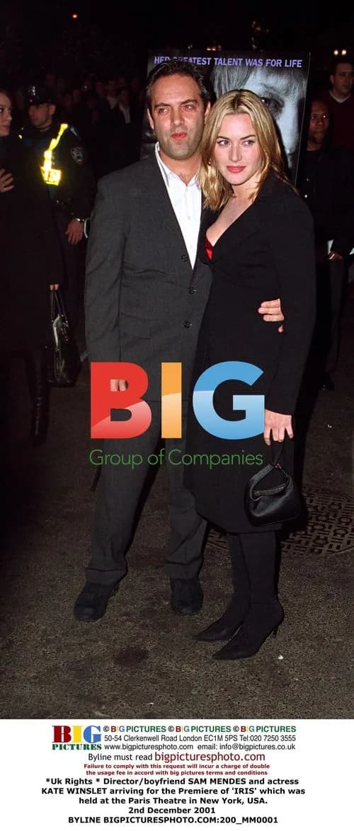 Kate Winslet and Sam Mendes at Iris Premiere