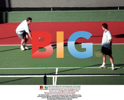 Matthew Perry Slims Down with Tennis