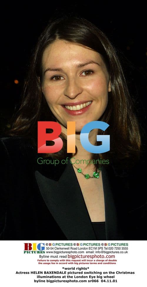 Helen Baxendale turns on London Eye lights