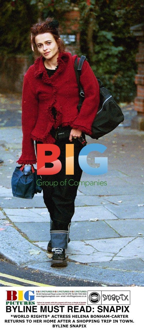 Helena Bonham-Carter After Shopping