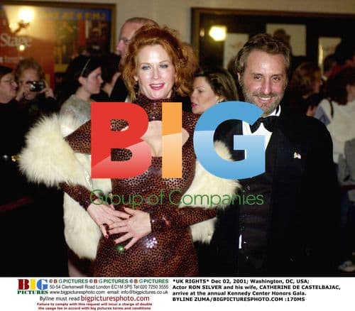 Ron Silver and wife Catherine at Kennedy Center Honors