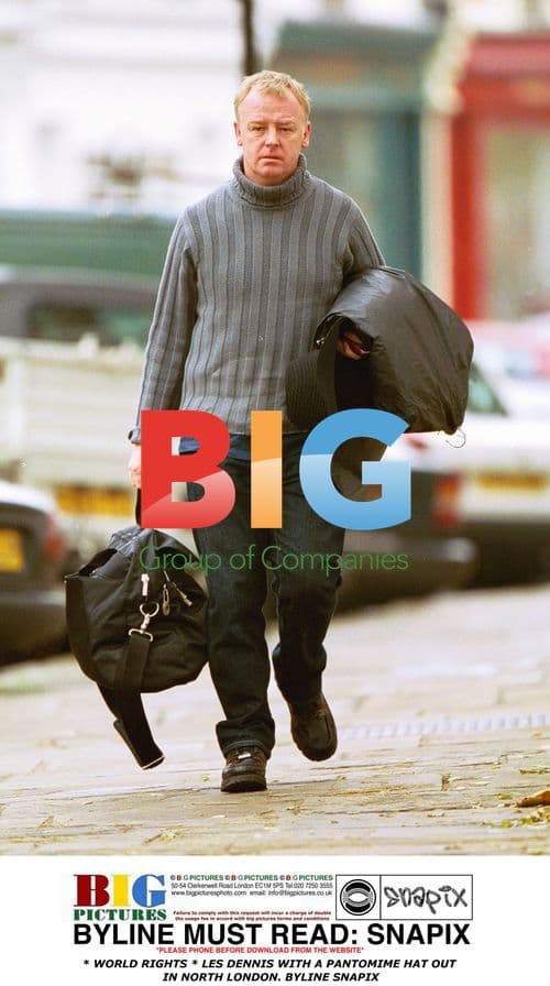 TV Personality Les Dennis in North London