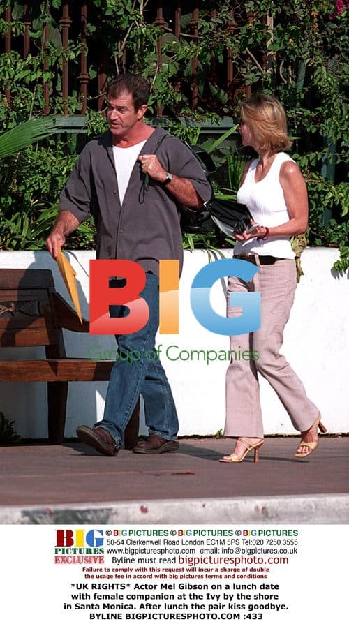 Mel Gibson on Lunch Date in Santa Monica