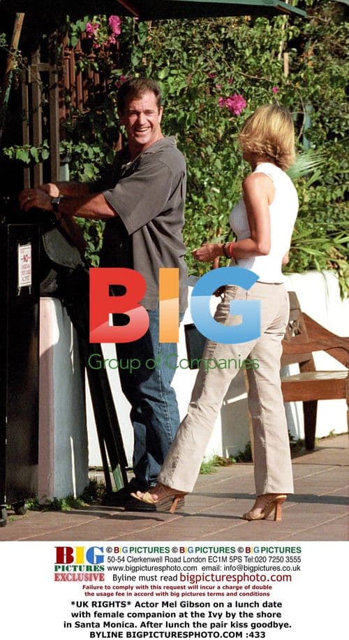 Mel Gibson on lunch date in Santa Monica