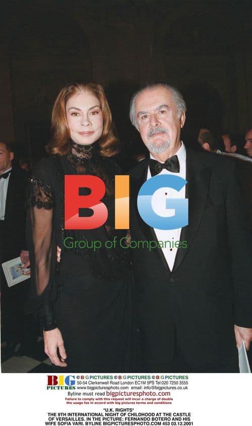 Botero and Wife at Versailles Event