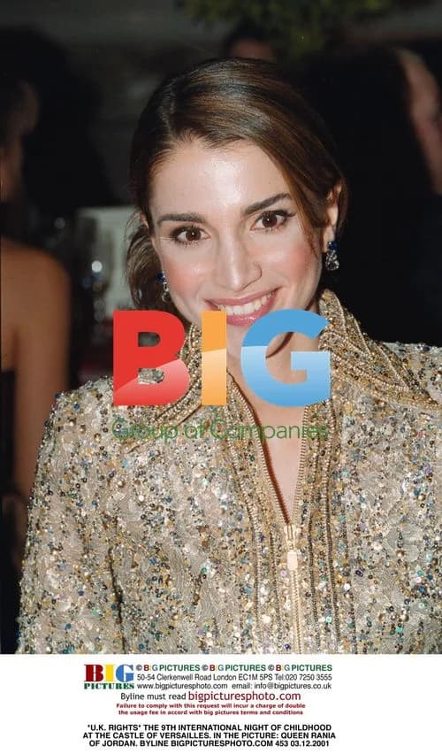 Queen Rania at Versailles Night of Childhood
