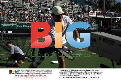 Chevy Chase at Chris Evert Tennis Classic