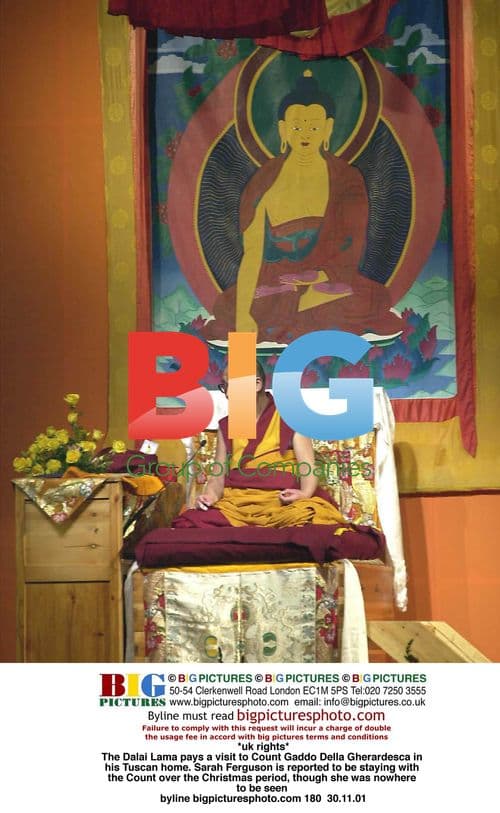 Dalai Lama visits Italian Count