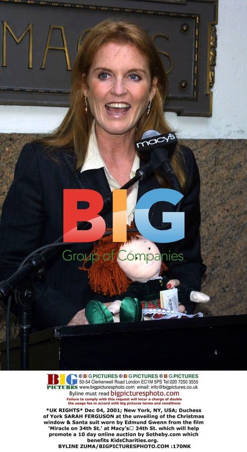 Duchess of York at Macy's Christmas Event