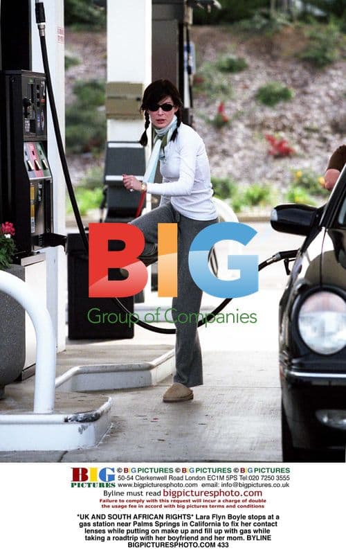 Lara Flyn Boyle Stops for Gas