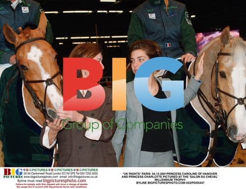 Princesses Caroline and Charlotte at Salon du Cheval