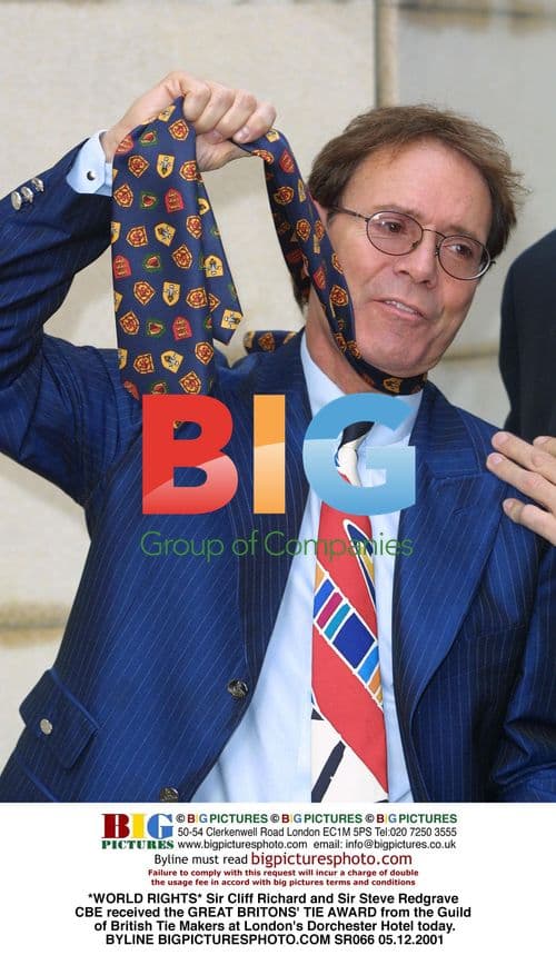 Sir Cliff Richard and Sir Steve Redgrave Honored