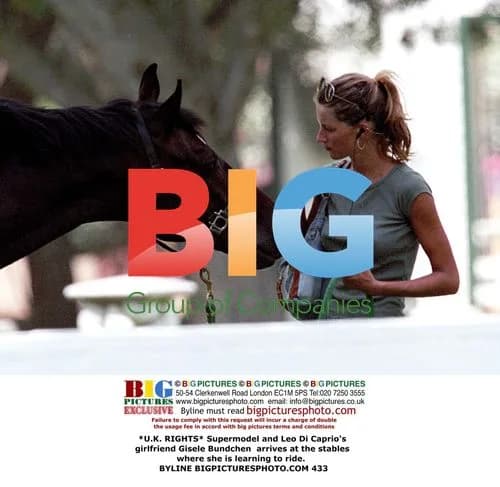 Gisele Bundchen Arrives at Stables for Horse Riding