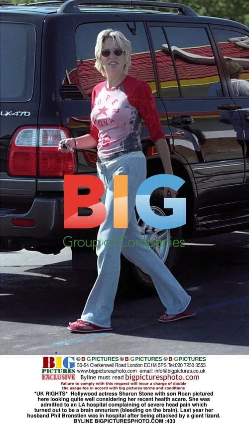 Sharon Stone & Son Roan Out in LA