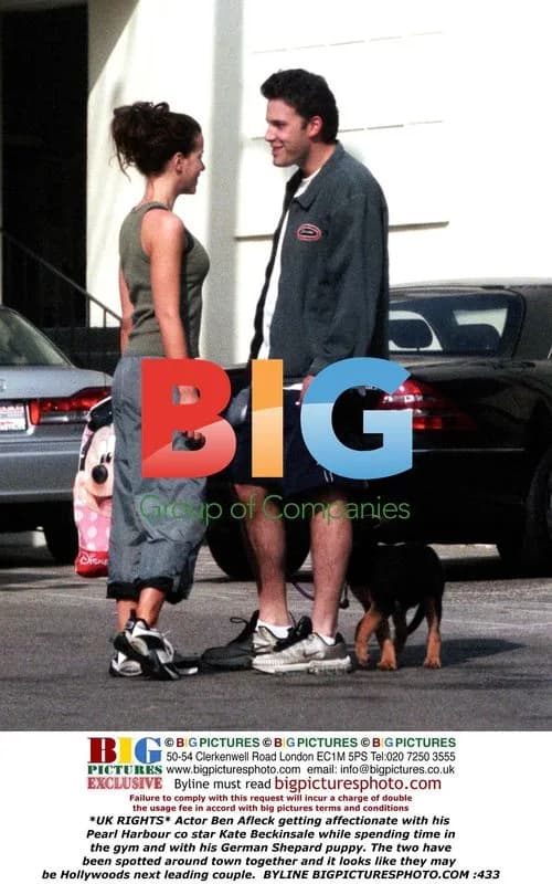 Ben Affleck with Kate Beckinsale and Puppy