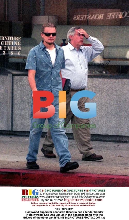 Leonardo DiCaprio in Fender Bender in Hollywood