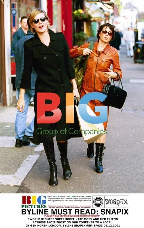 Kate Moss and Sadie Frost at Gym in London