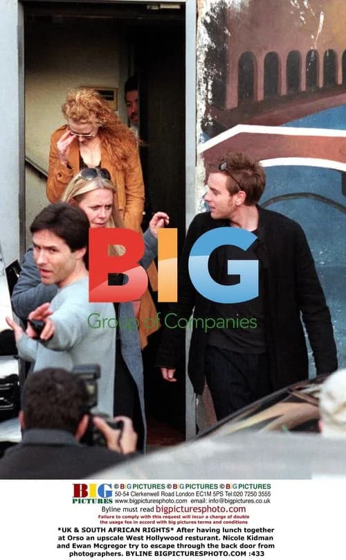 Nicole Kidman and Ewan Mcgregor Leaving Lunch